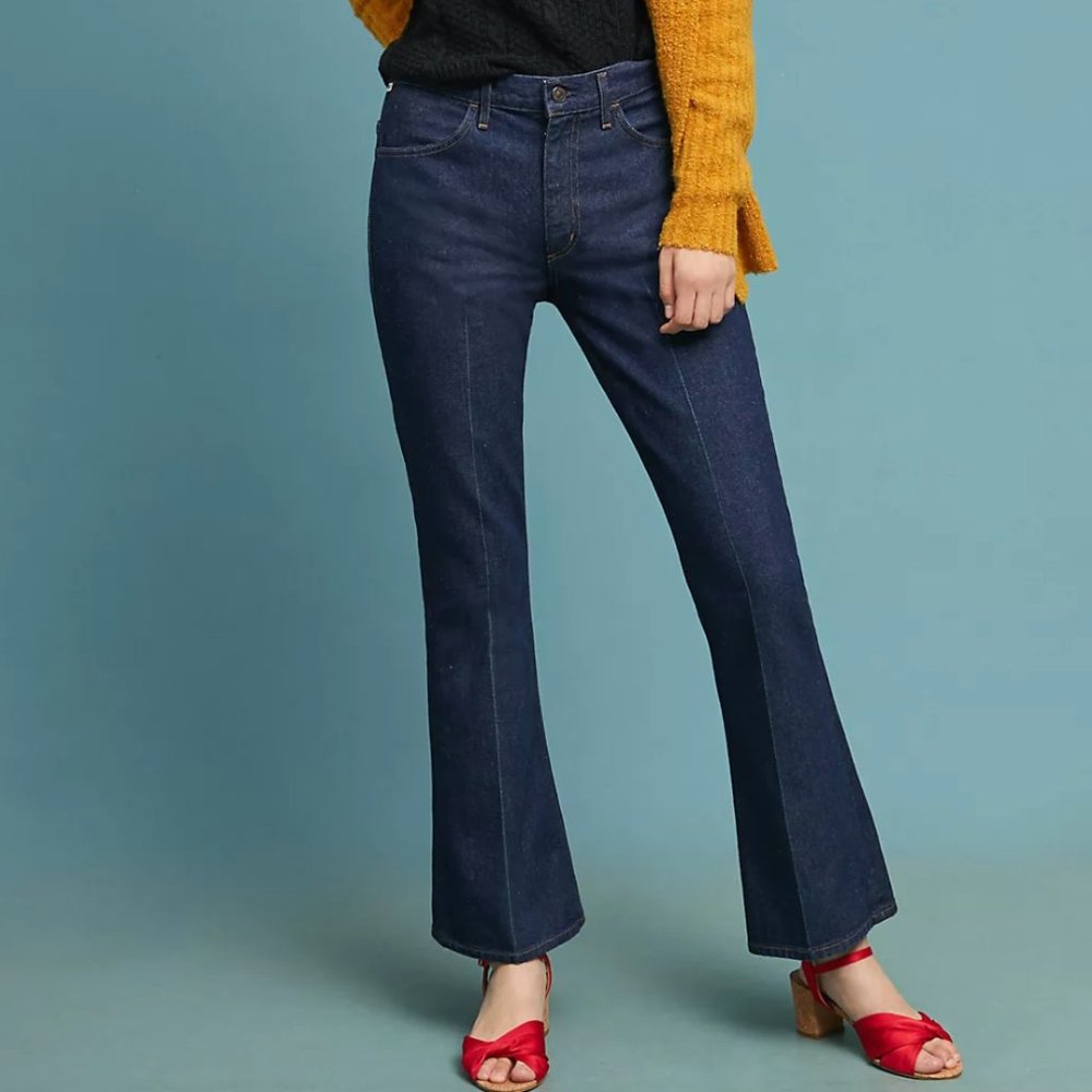 citizens of humanity kaya mid rise kick flare jeans